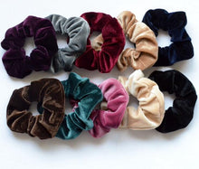 Load image into Gallery viewer, New arrival women's winter velvet hair Scrunchies Hair Tie Hair Accessories Ponytail Holder Hair