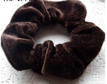 Load image into Gallery viewer, New arrival women's winter velvet hair Scrunchies Hair Tie Hair Accessories Ponytail Holder Hair