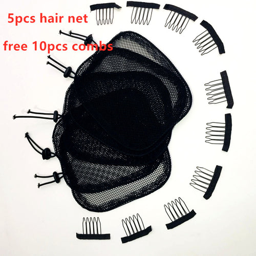 Hair net for making Ponytail with adjustable strap on the back weaving cap glueless wig caps good quality Hair Net