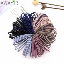 Load image into Gallery viewer, AWAYT 50pcs/Set 5CM Hair Accessories Women Rubber Bands Scrunchy Elastic Hair Bands Girls Headband Decorations Ties Gum for Hair