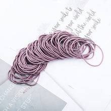 Load image into Gallery viewer, AWAYT 50pcs/Set 5CM Hair Accessories Women Rubber Bands Scrunchy Elastic Hair Bands Girls Headband Decorations Ties Gum for Hair