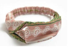 Load image into Gallery viewer, 2018 Lady Headdress Plaid Bow Headband Turban Elastic Headwear Head Wrap Women Hair Accessories for Women Striped Hair Bands