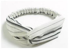 Load image into Gallery viewer, 2018 Lady Headdress Plaid Bow Headband Turban Elastic Headwear Head Wrap Women Hair Accessories for Women Striped Hair Bands