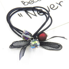 Load image into Gallery viewer, 1PCS Lovely Clover Gray Ball Elastic Hair Bands Toys For Girls Handmade Bow Headband Scrunchy Kids Hair Accessories For Womens