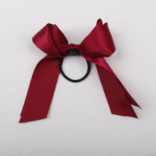 Load image into Gallery viewer, Women Rubber Bands Tiara Satin Ribbon Hair Bow Elastic Hair Band Rope Scrunchies Ponytail Holder Gum for Girls Hair Accessories