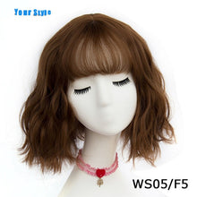 Load image into Gallery viewer, Your Style 43 colors Synthetic Short Wavy BOB Wigs Womens Brown Black  Natural Hair Wigs Female Heat Resistant Fiber
