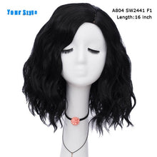 Load image into Gallery viewer, Your Style 43 colors Synthetic Short Wavy BOB Wigs Womens Brown Black  Natural Hair Wigs Female Heat Resistant Fiber