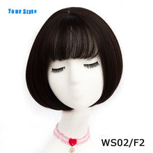Load image into Gallery viewer, Your Style 43 colors Synthetic Short Wavy BOB Wigs Womens Brown Black  Natural Hair Wigs Female Heat Resistant Fiber