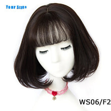 Load image into Gallery viewer, Your Style 43 colors Synthetic Short Wavy BOB Wigs Womens Brown Black  Natural Hair Wigs Female Heat Resistant Fiber