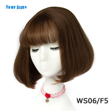Load image into Gallery viewer, Your Style 43 colors Synthetic Short Wavy BOB Wigs Womens Brown Black  Natural Hair Wigs Female Heat Resistant Fiber