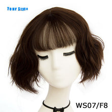 Load image into Gallery viewer, Your Style 43 colors Synthetic Short Wavy BOB Wigs Womens Brown Black  Natural Hair Wigs Female Heat Resistant Fiber