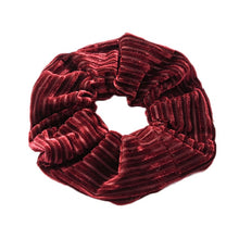 Load image into Gallery viewer, Solid Lady Hair Scrunchies Ring Elastic Hair Bands Pure Color Bobble Sports Dance Velvet Soft Charming Scrunchie Hairband