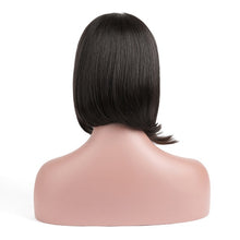 Load image into Gallery viewer, Cexxy 13x6 Lace Front Human Hair Wigs Brazilian Remy Hair Short Bob Wig with Pre Plucked Hairline with baby hairs Free Shipping